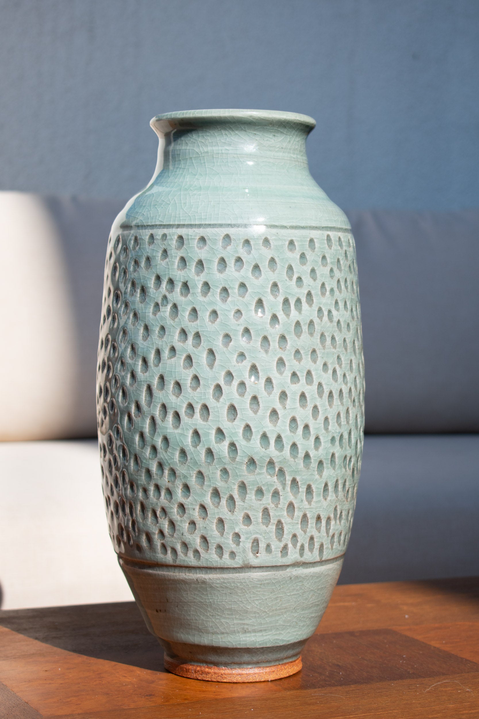 Carved Vase - Mist No. 54 - 15"