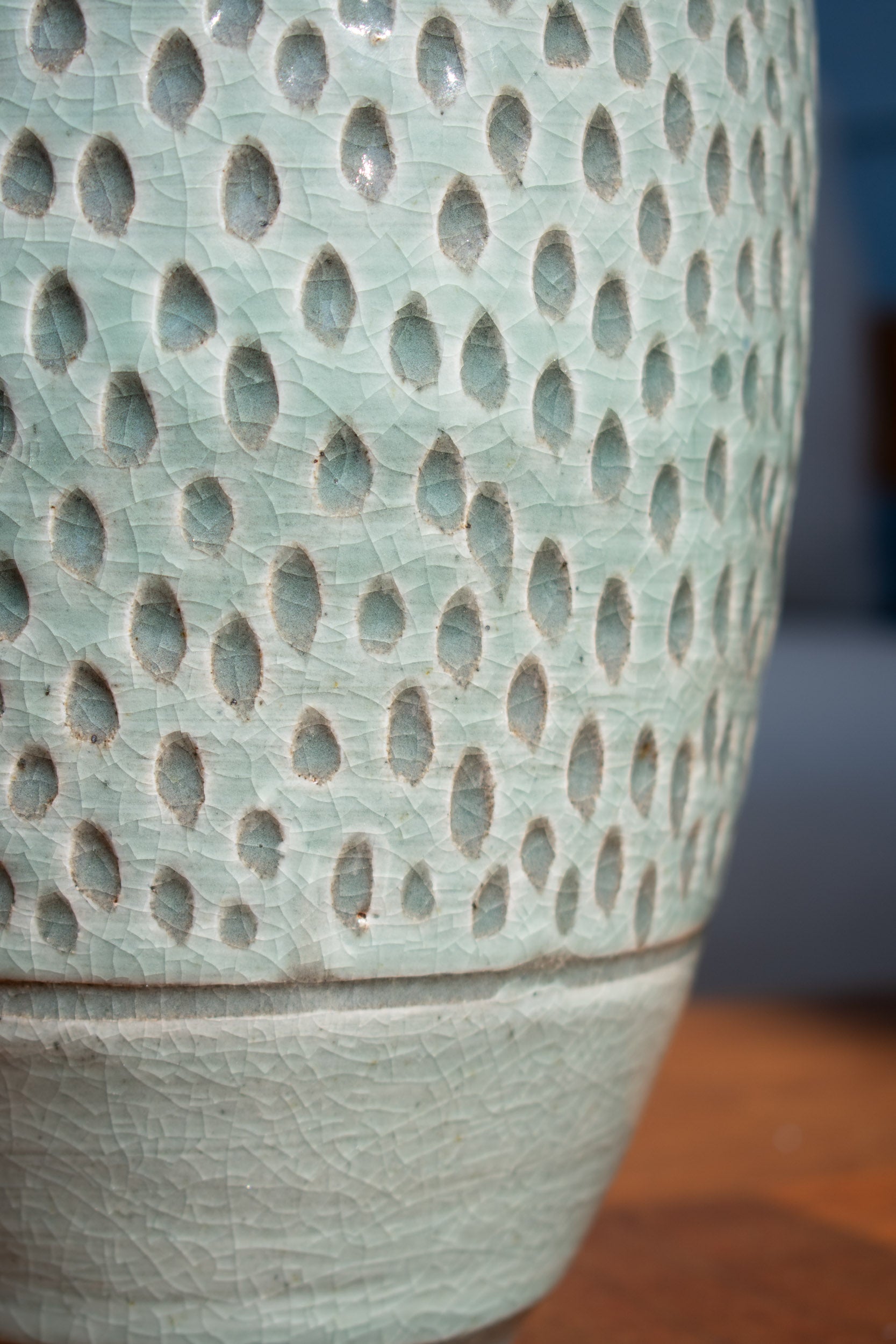 Carved Vase - Mist No. 54 - 15"