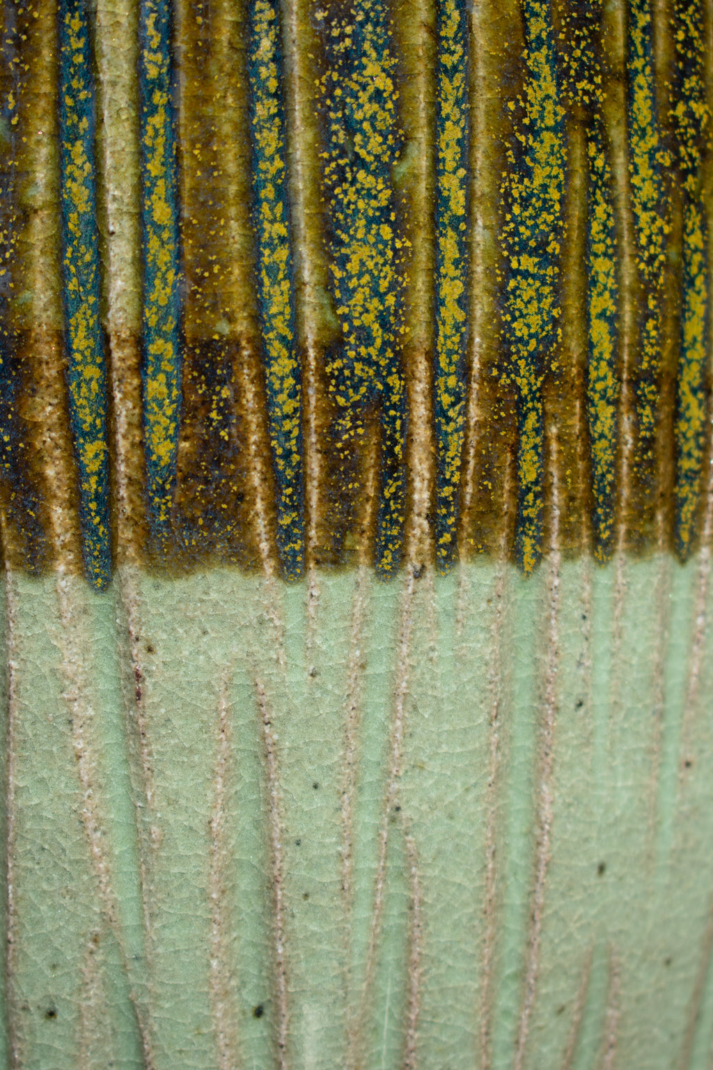 Ribbed Vase - Forest No. 53 - 16"