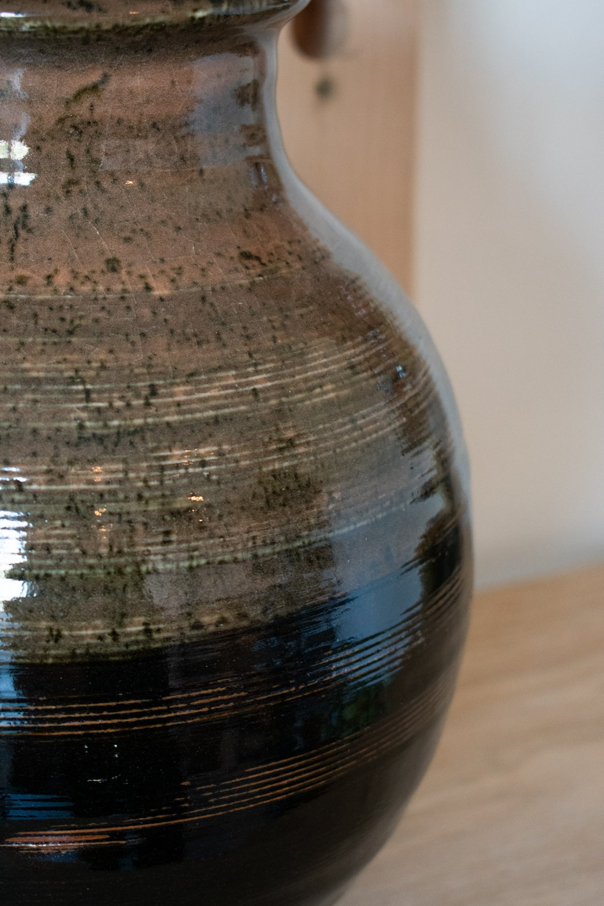 Ribbed Vase – Earth No. 61 – 10″