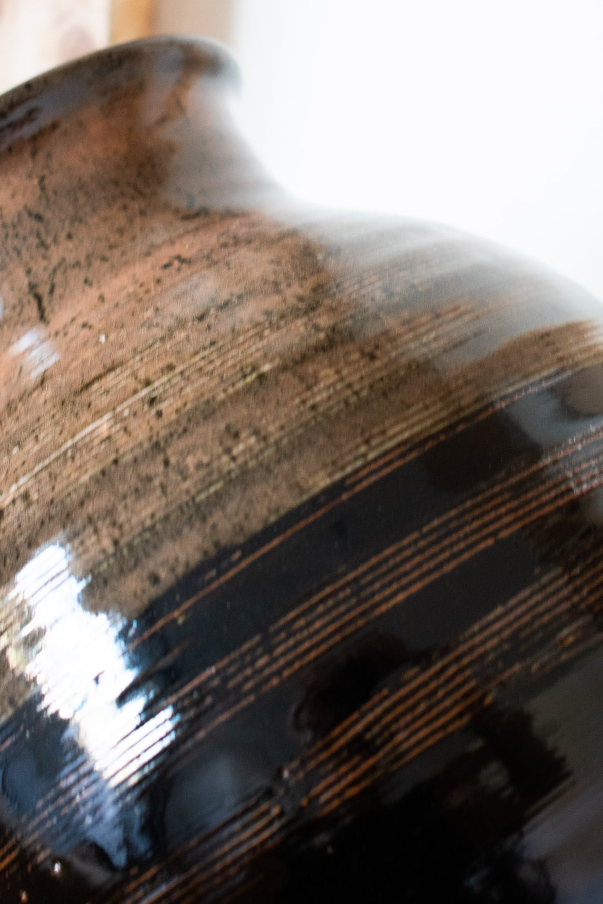 Ribbed Vase – Earth No. 61 – 10″