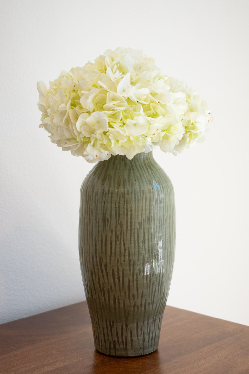Moss Carved Vase No. 31 - 11.5"