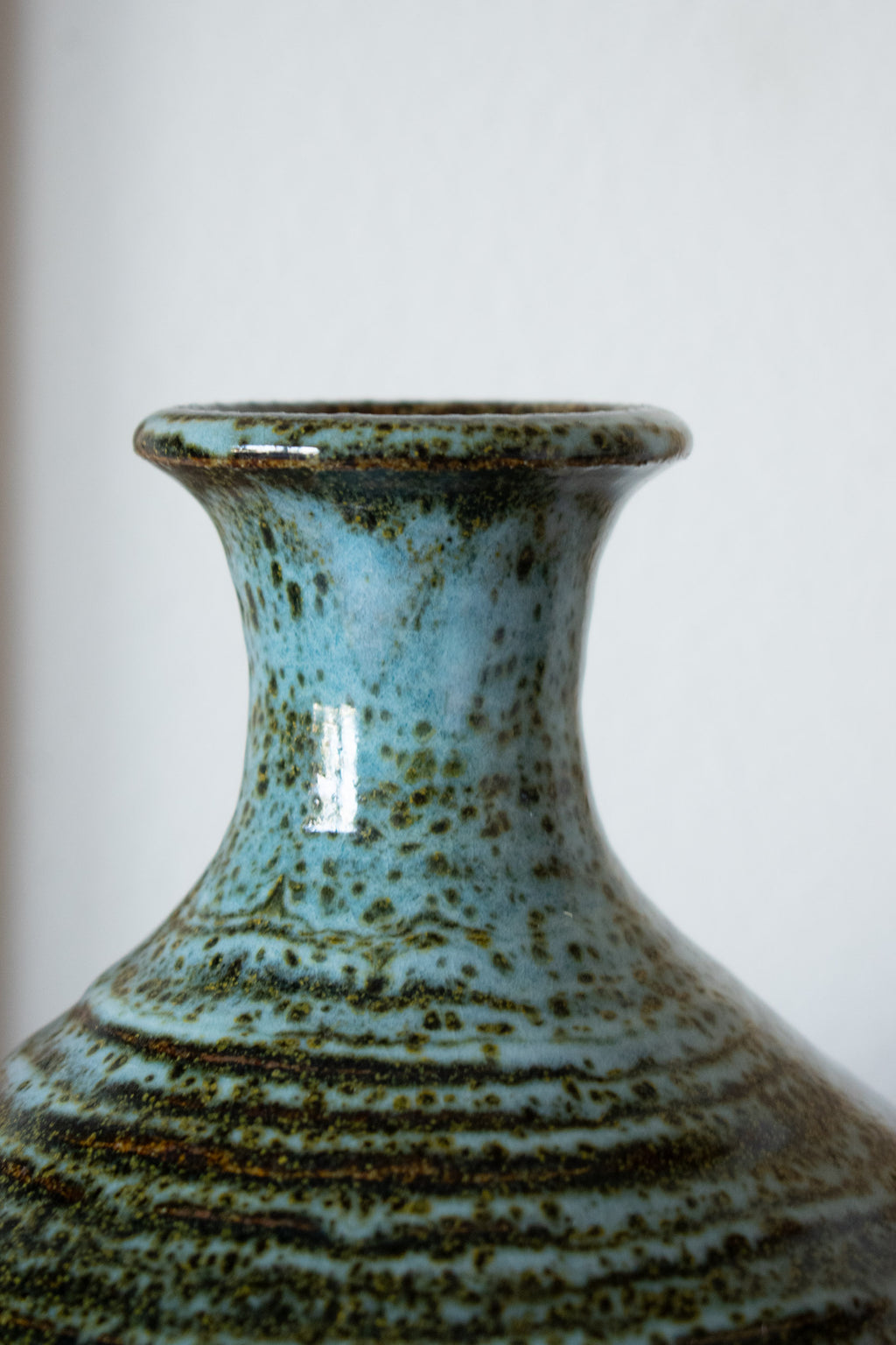 Bottle Vase – Mist & Earth No. 62 – 10″