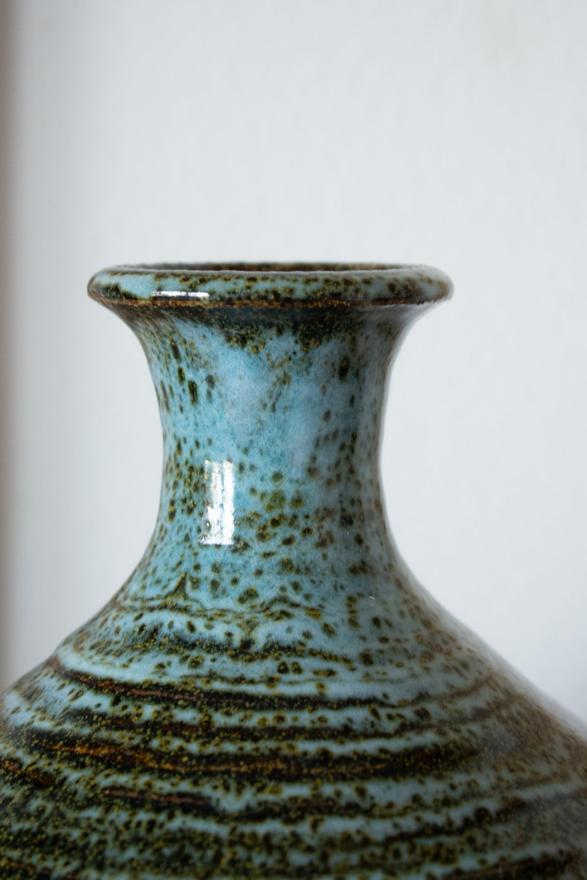 Bottle Vase – Mist & Earth No. 62 – 10″