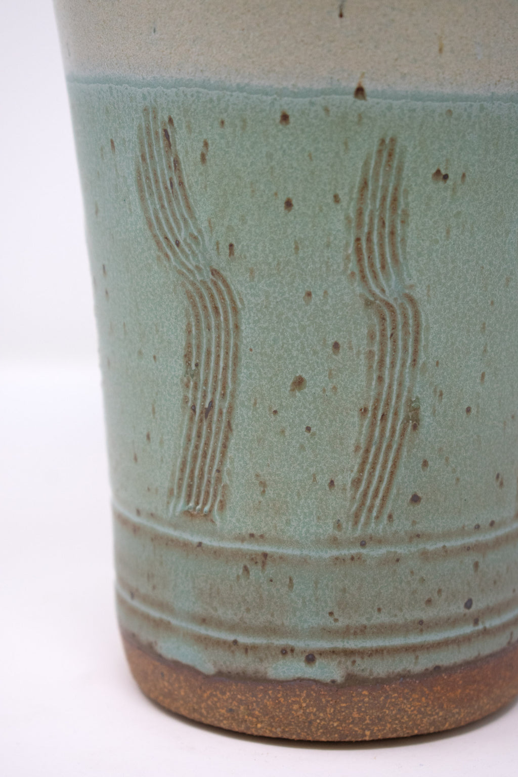 Lagoon & Stone Scalloped Vase No. 34 - 9"
