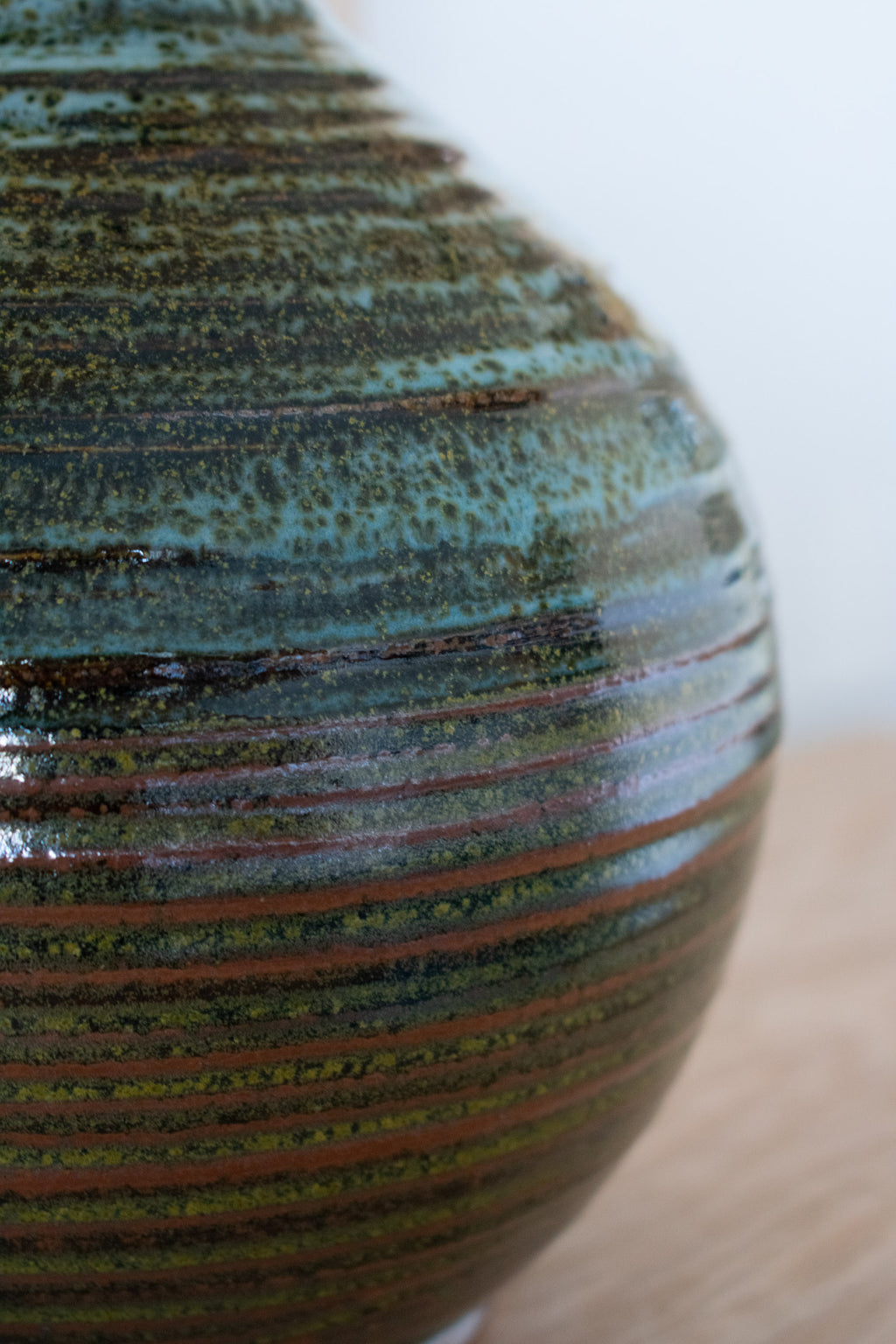 Bottle Vase – Mist & Earth No. 62 – 10″