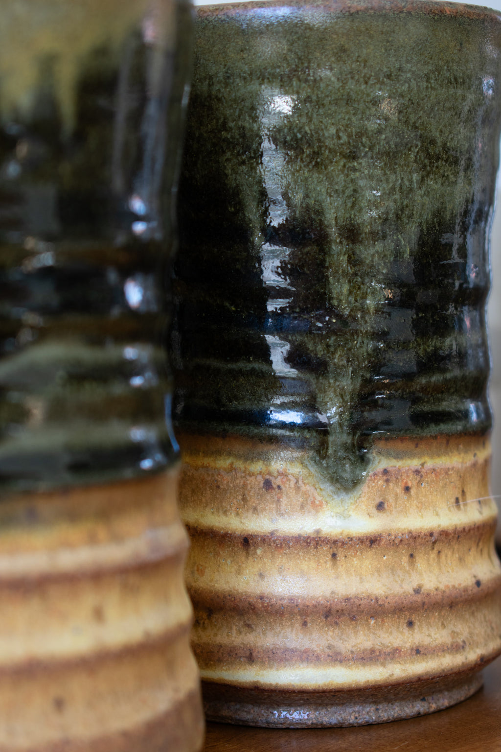 Spiral Mug - Forest & Ochre No. 02