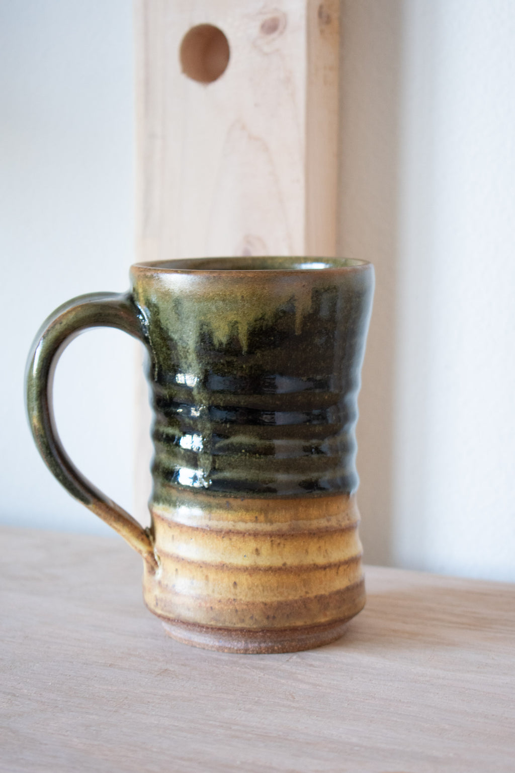 Spiral Mug - Forest & Ochre No. 02