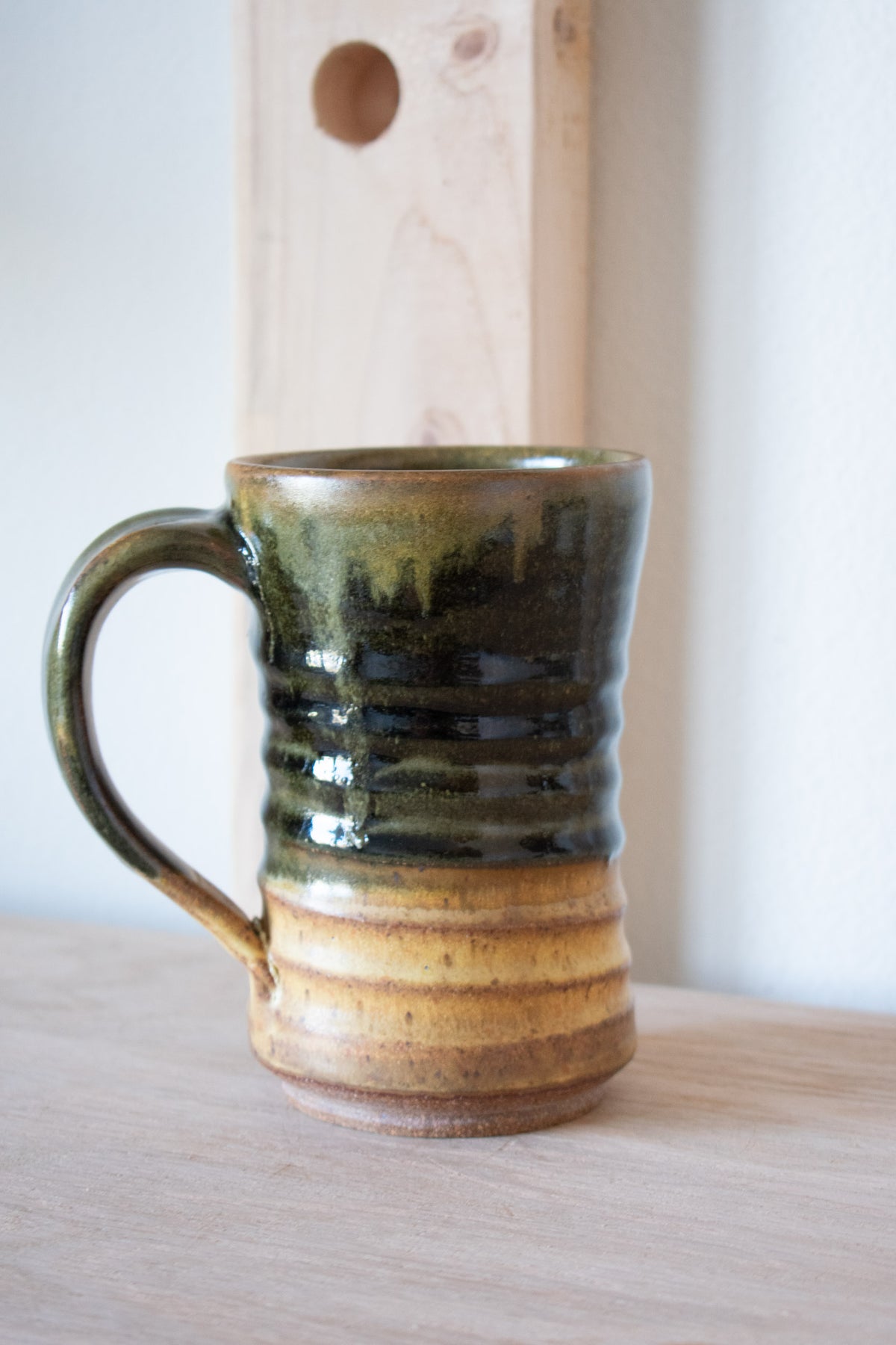 Spiral Mug - Forest & Ochre No. 02