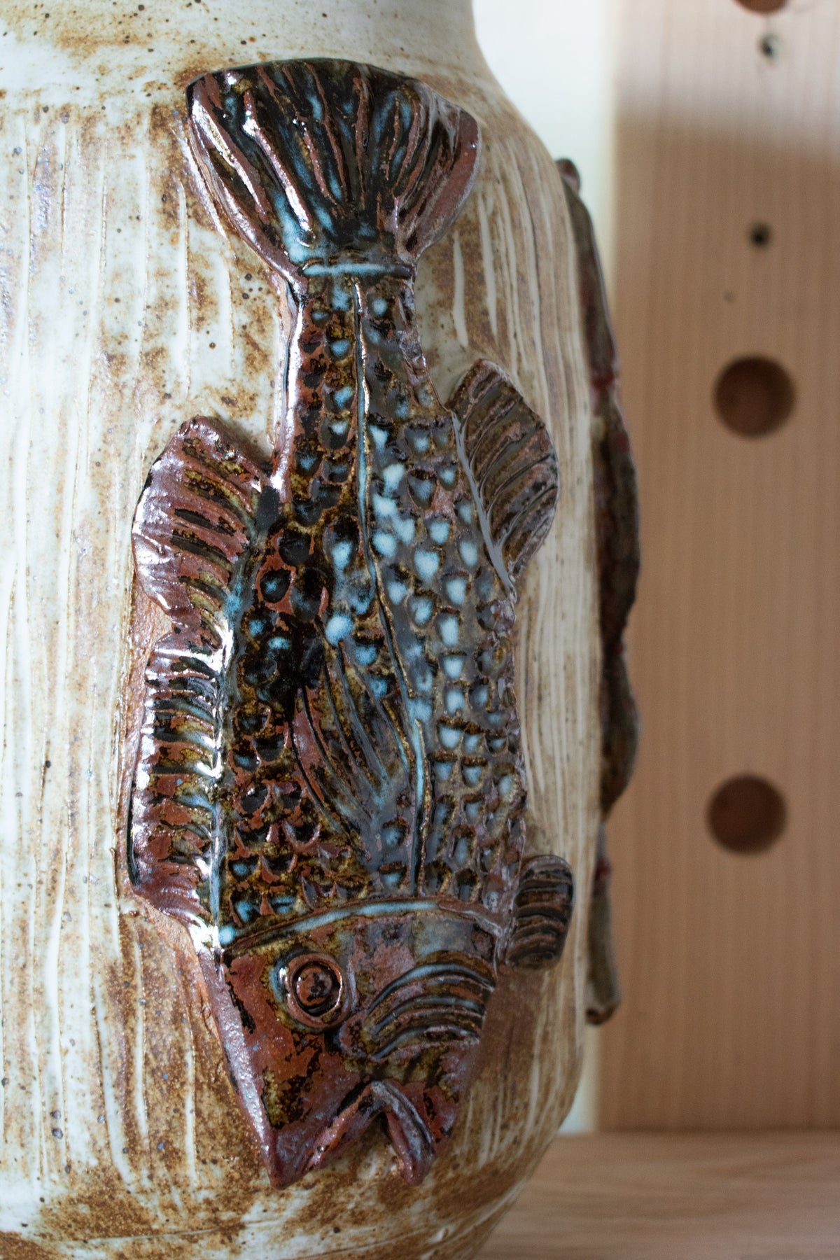 Sculpted Fish Vase – No. 71 – 13″