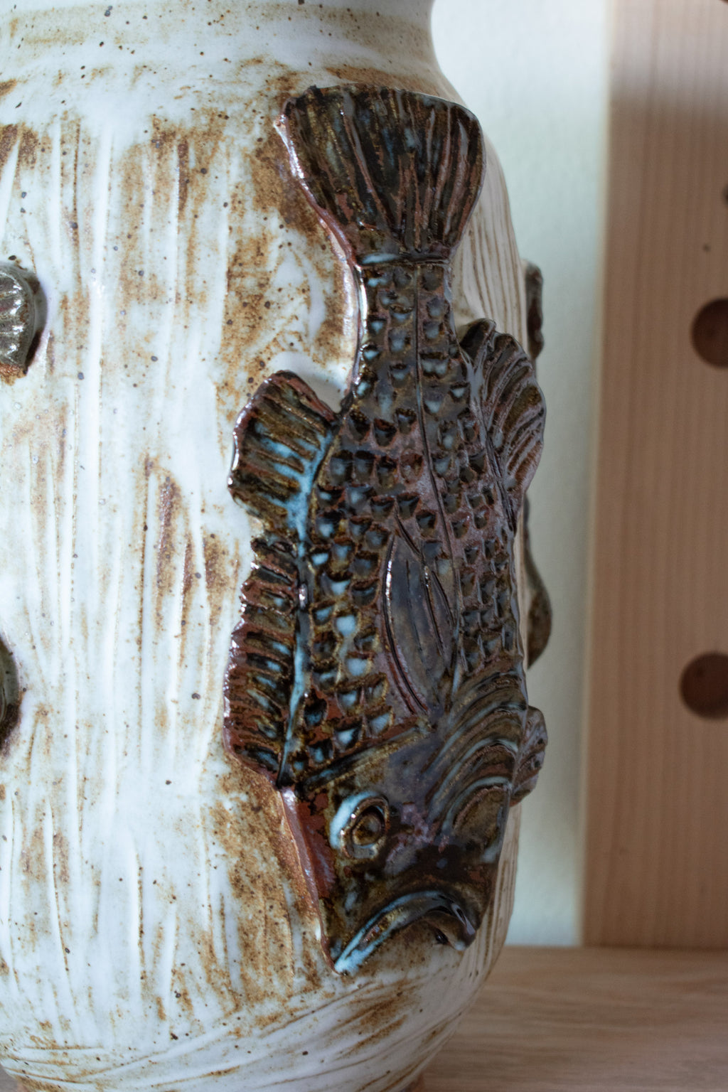 Sculpted Fish Vase – No. 71 – 13″