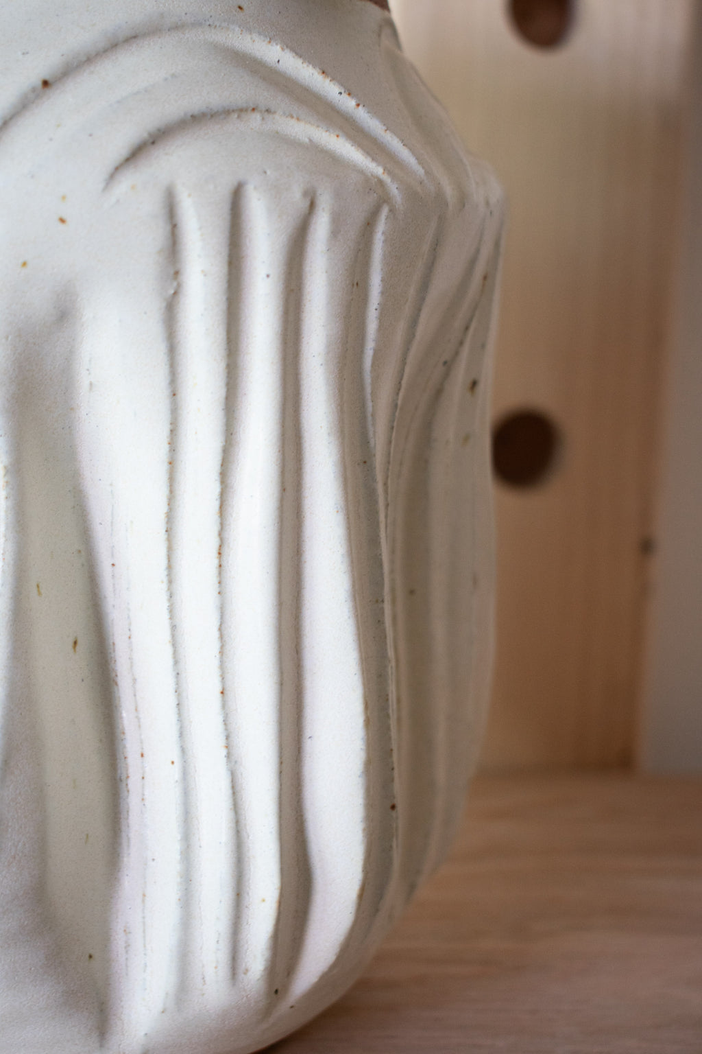 Carved Vase – Bone No. 76 – 9.5″