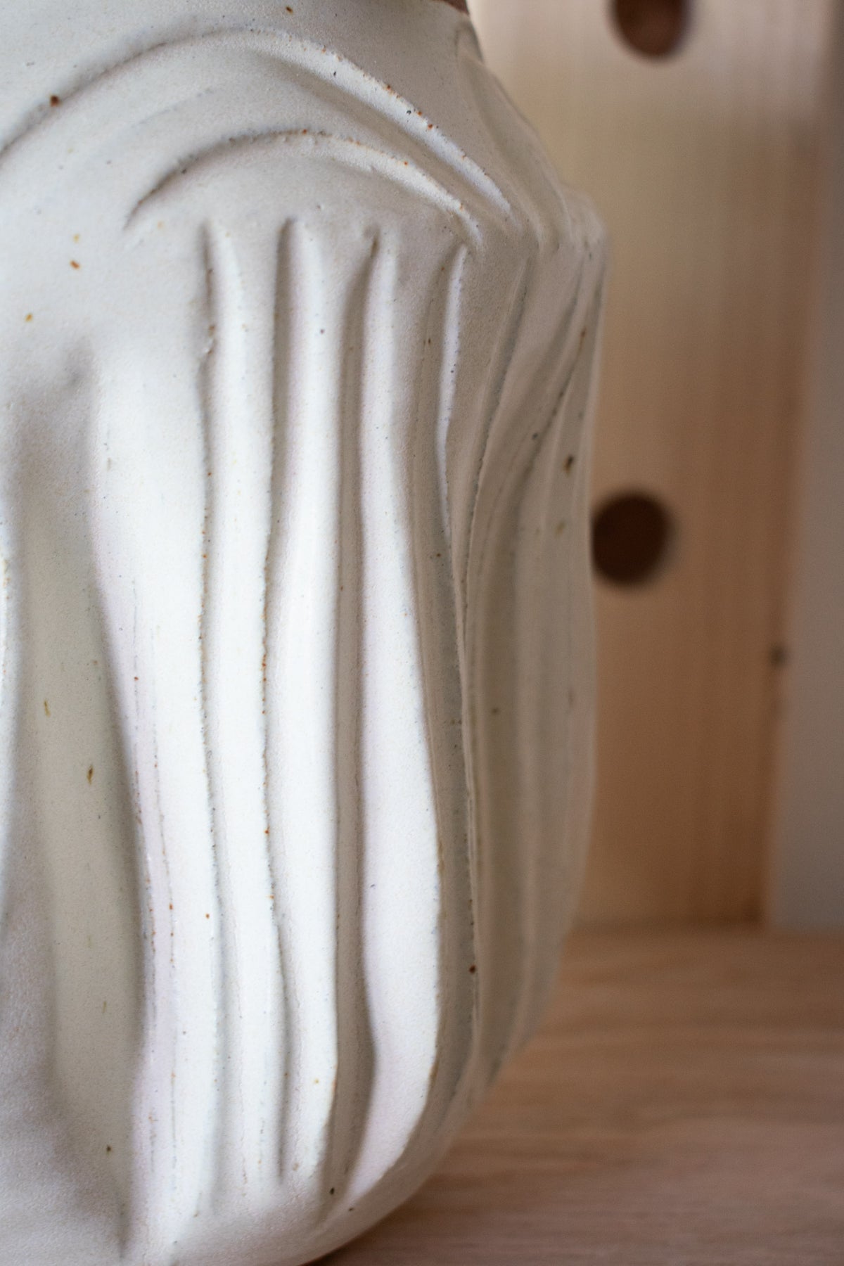 Carved Vase – Bone No. 76 – 9.5″