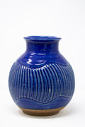 Cared Vase - Cobalt No. 40 – 9”
