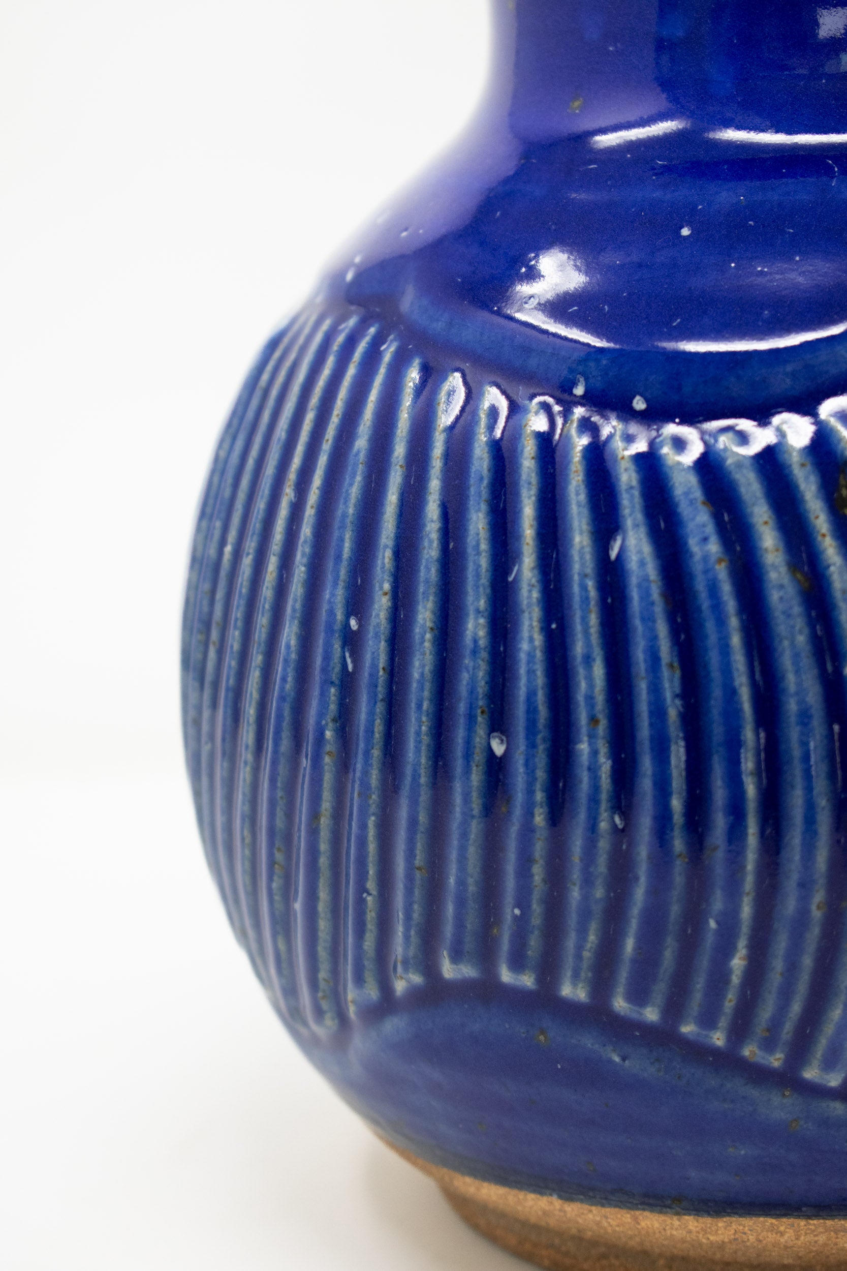 Cared Vase - Cobalt No. 40 – 9”