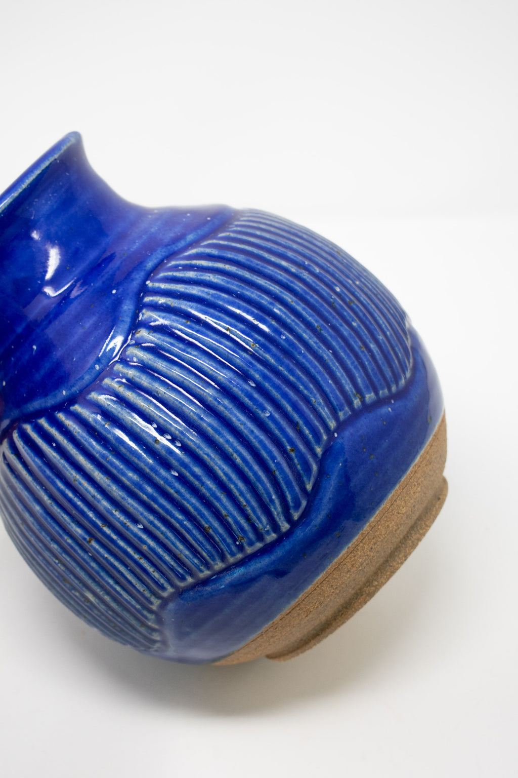Cared Vase - Cobalt No. 40 – 9”