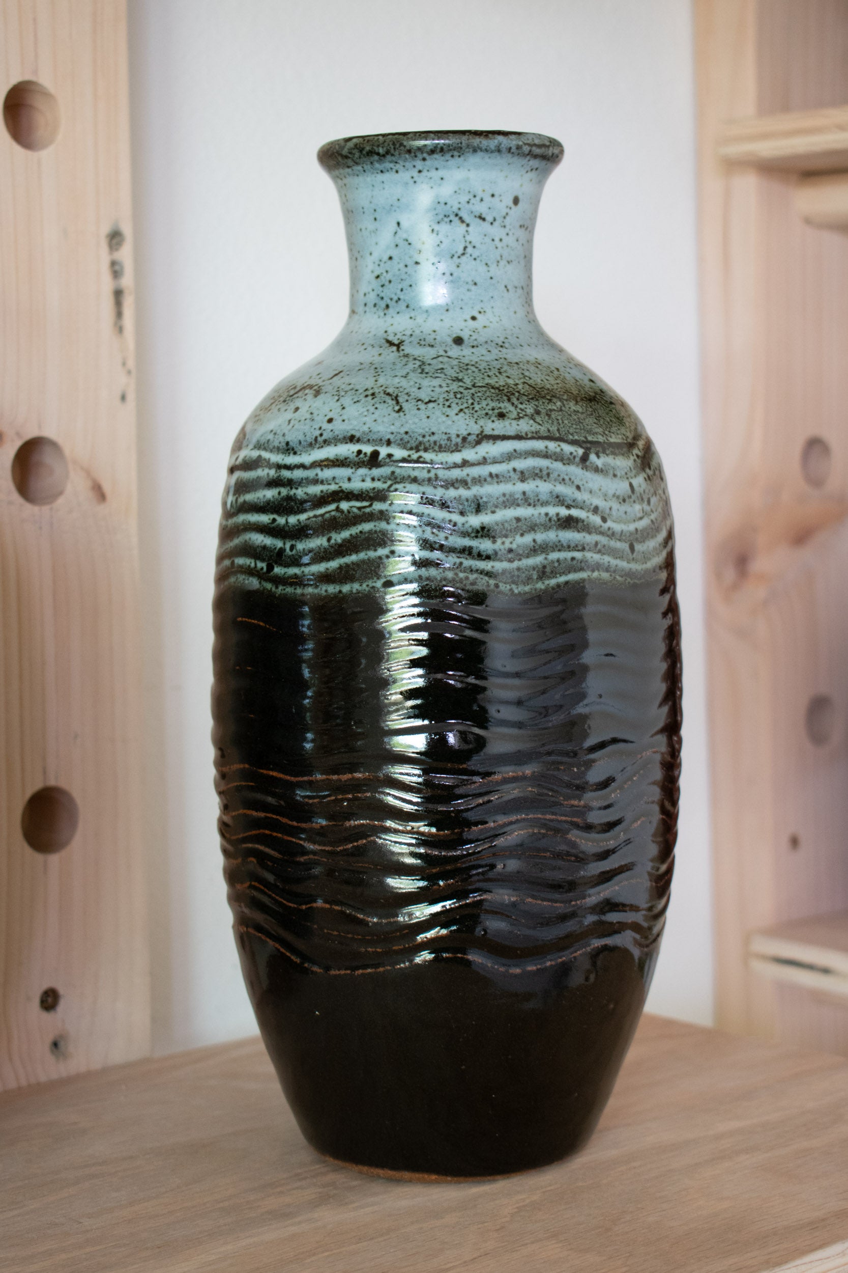 Carved Vase - Mist No. 49 - 13"