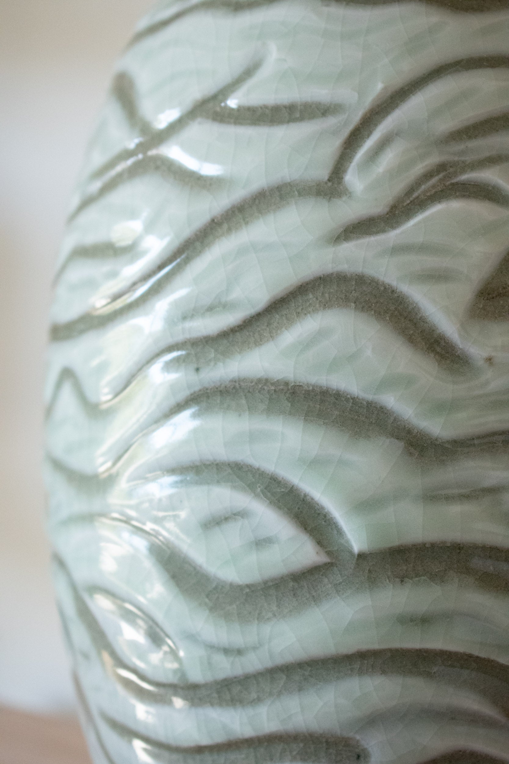 Carved Vase - Stone No. 47 - 13"