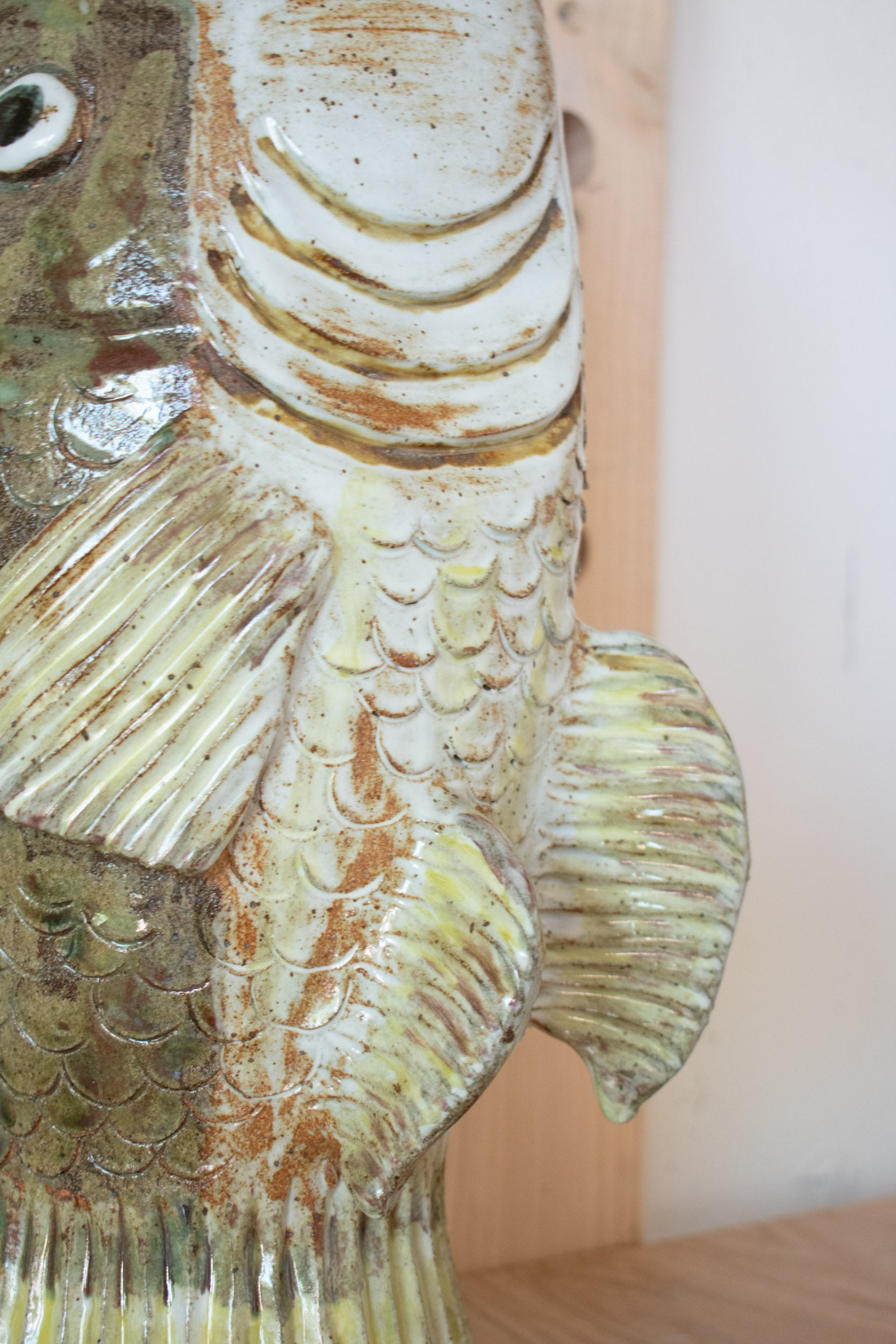 Fish Vase No 02 - Riverbank 15”
