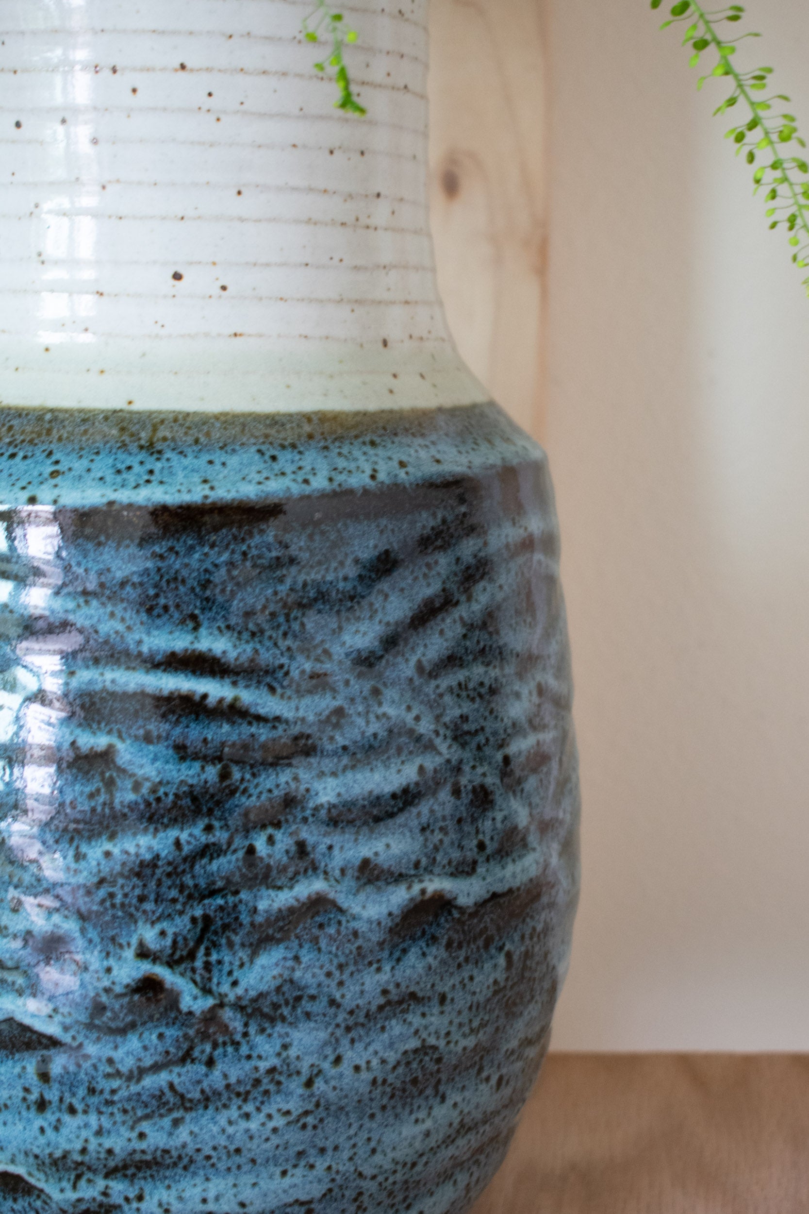 Carved Vase - Mist No. 50 - 13"