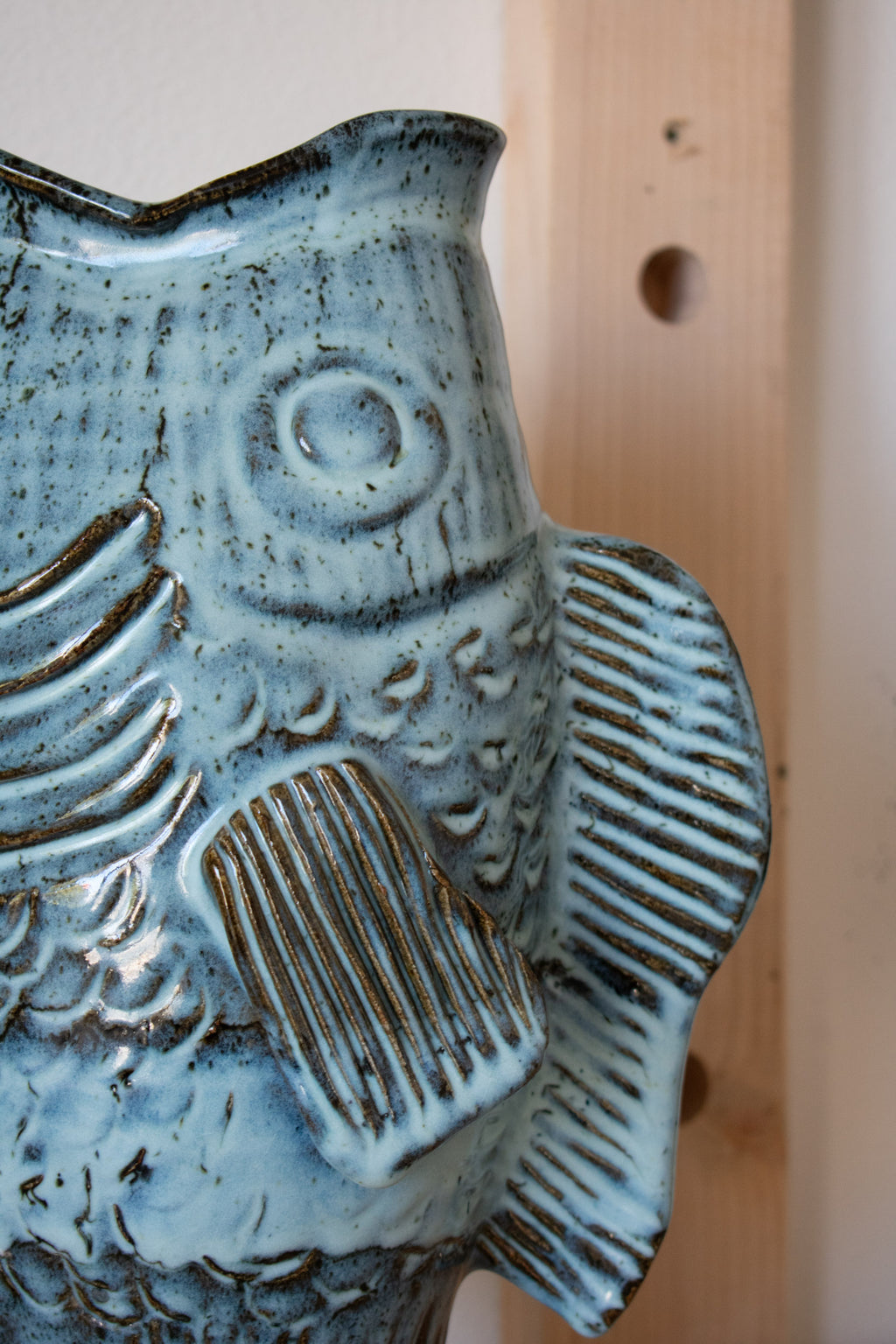 Fish Vase No 04 - Mist 14”