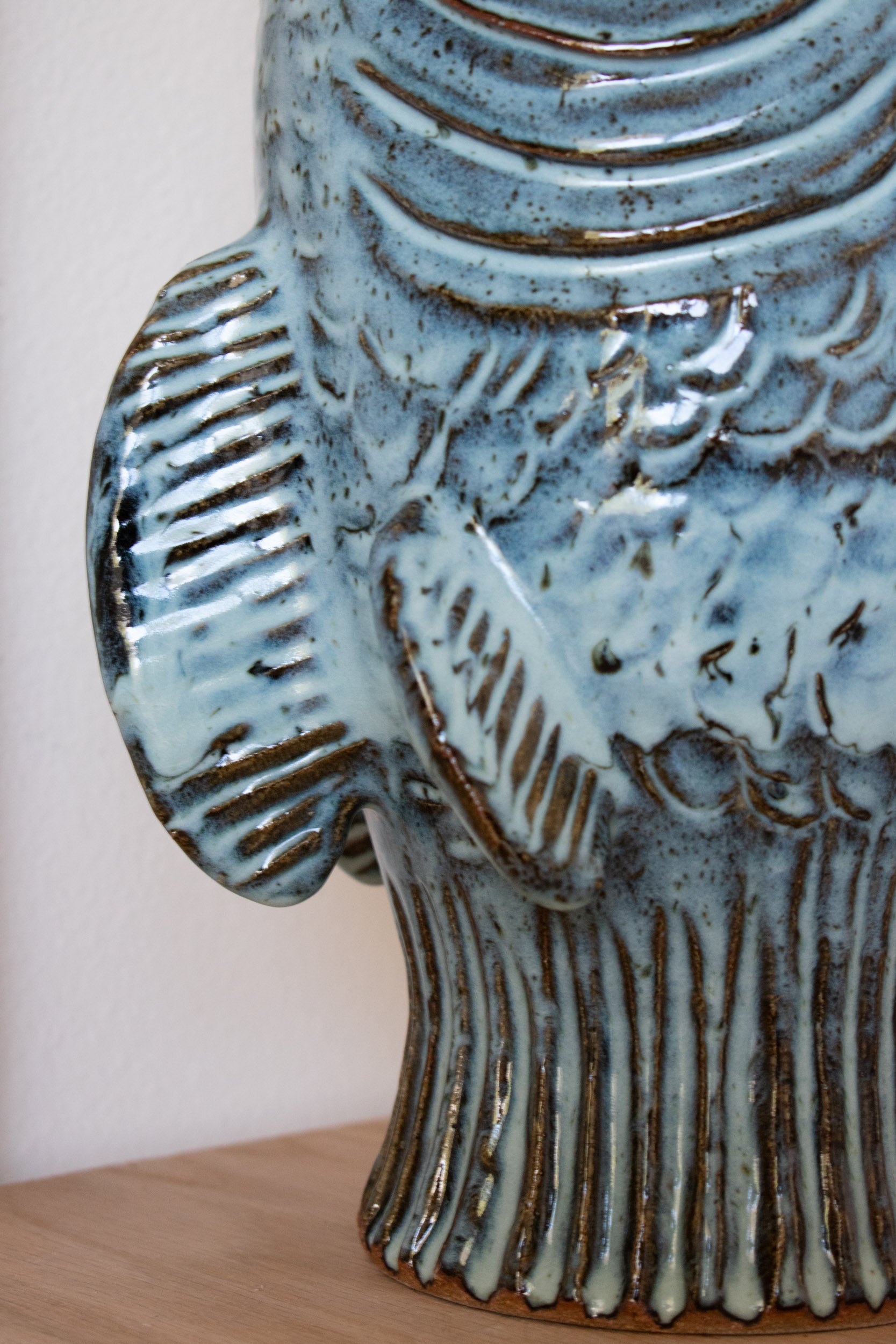 Fish Vase No 04 - Mist 14”