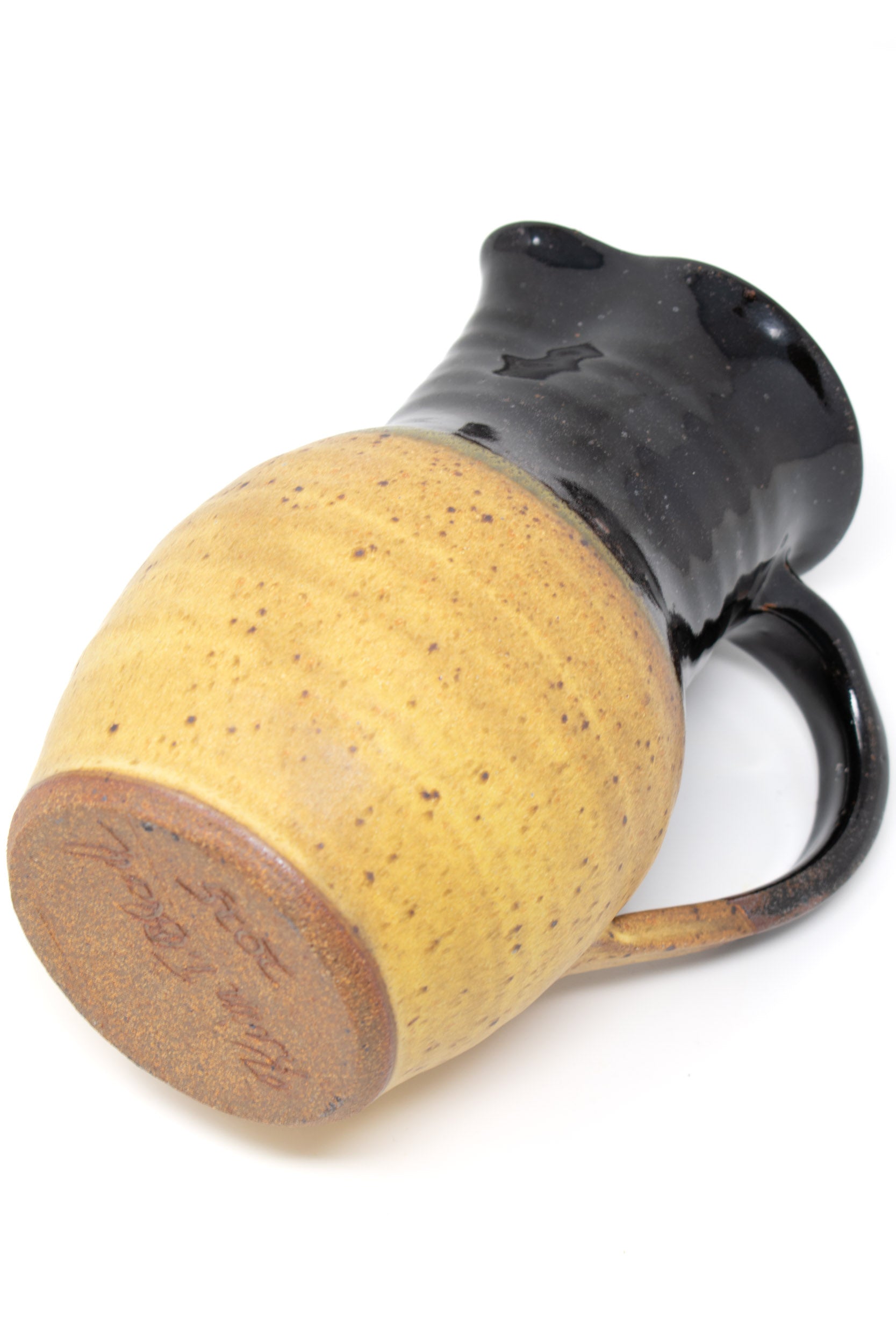 Black & Ochre Pitcher No. 01 – 8”
