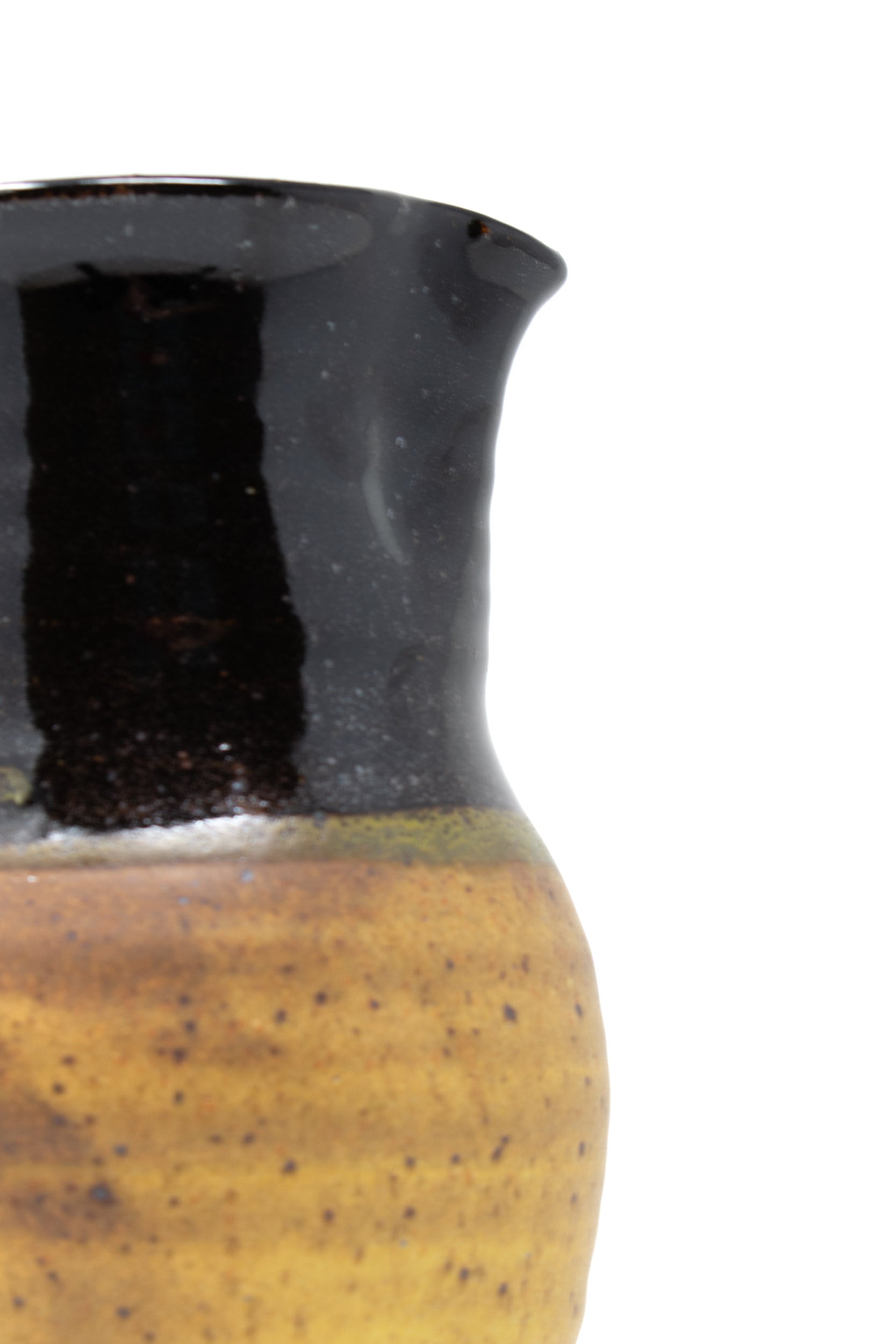 Black & Ochre Pitcher No. 01 – 8”