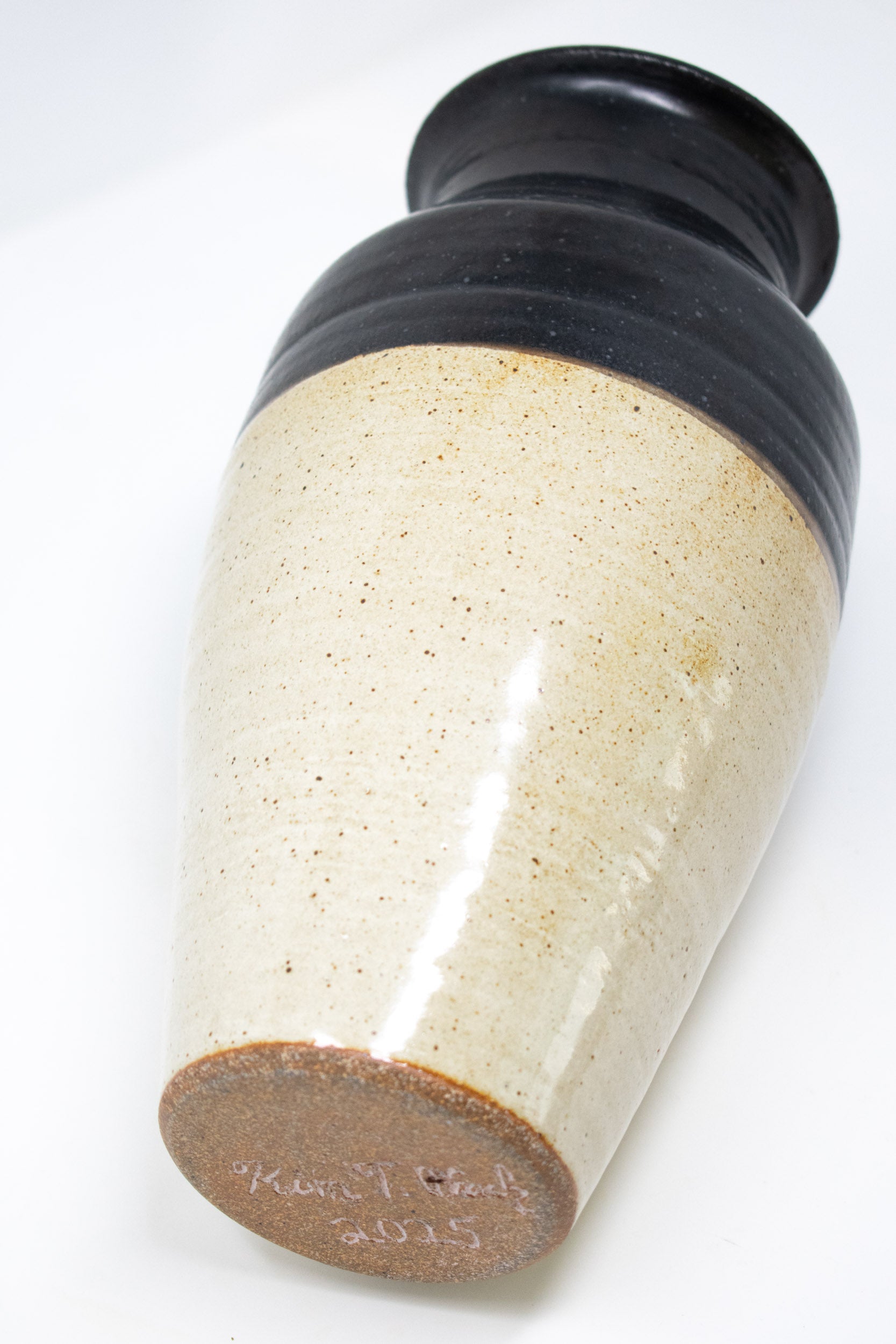 Black & Sand Vase No. 28 – 11.5”
