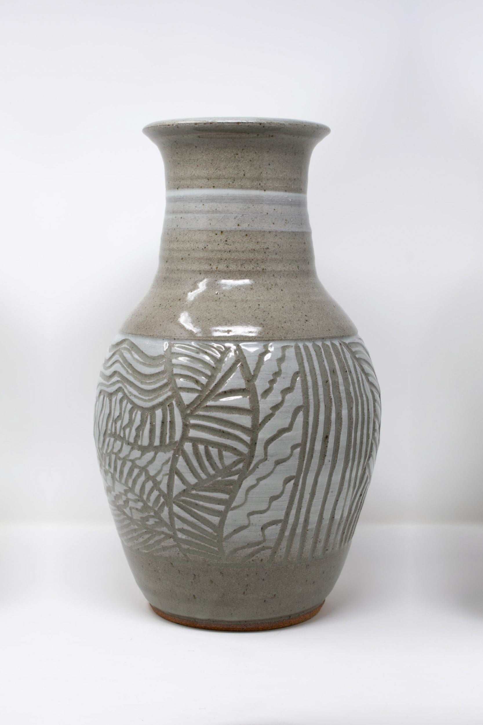 Stone Carved Vase No. 13 – 14"