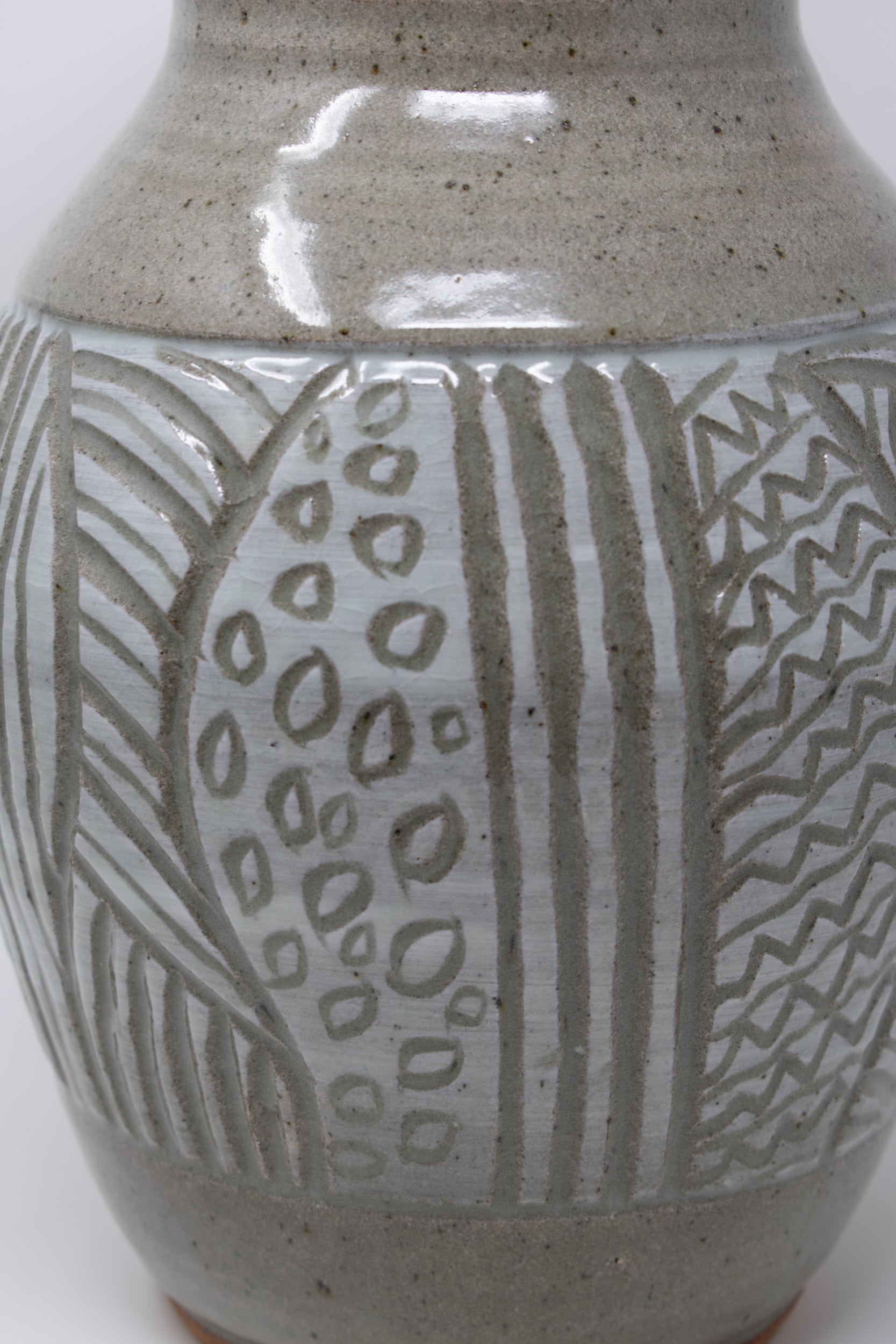Stone Carved Vase No. 13 – 14"