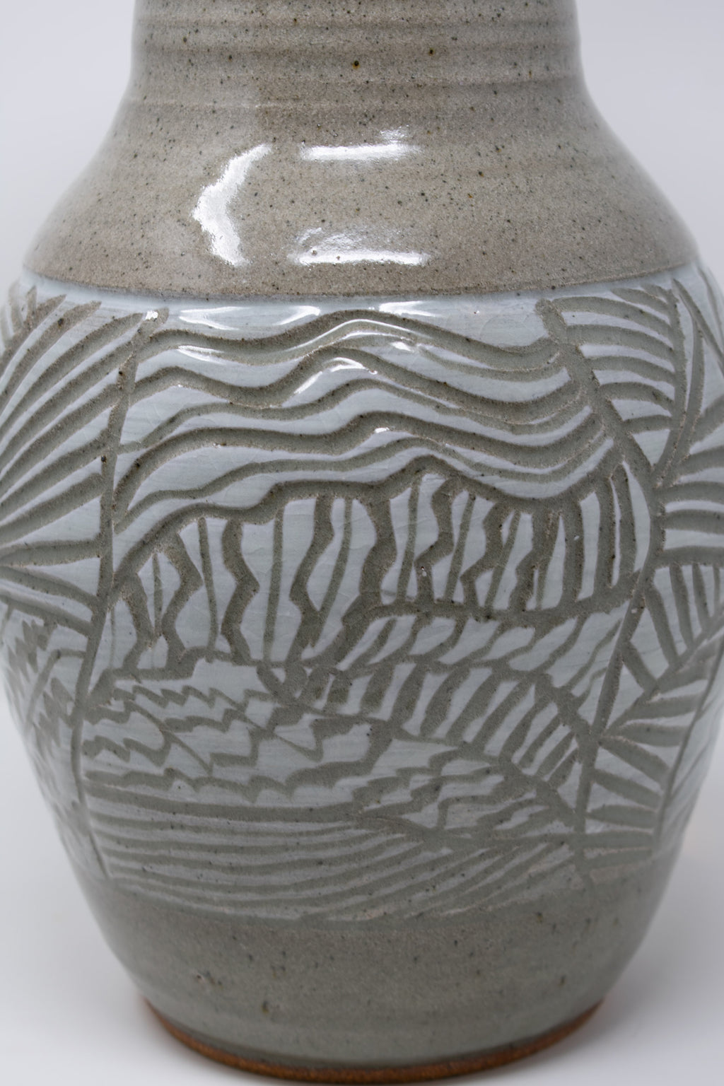 Stone Carved Vase No. 13 – 14"