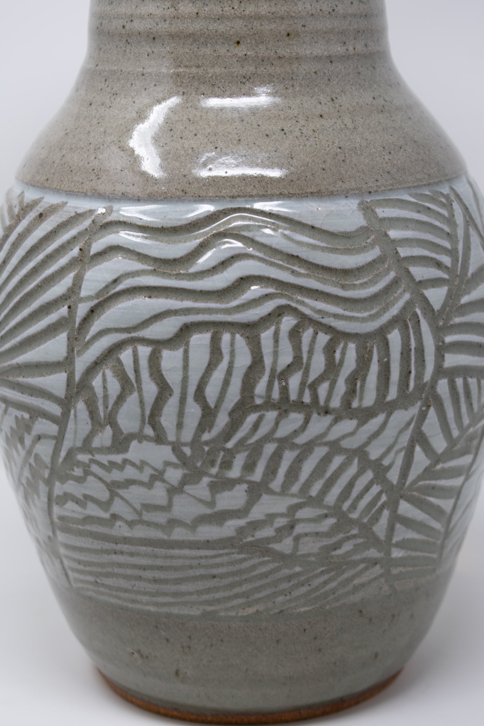 Stone Carved Vase No. 13 – 14"