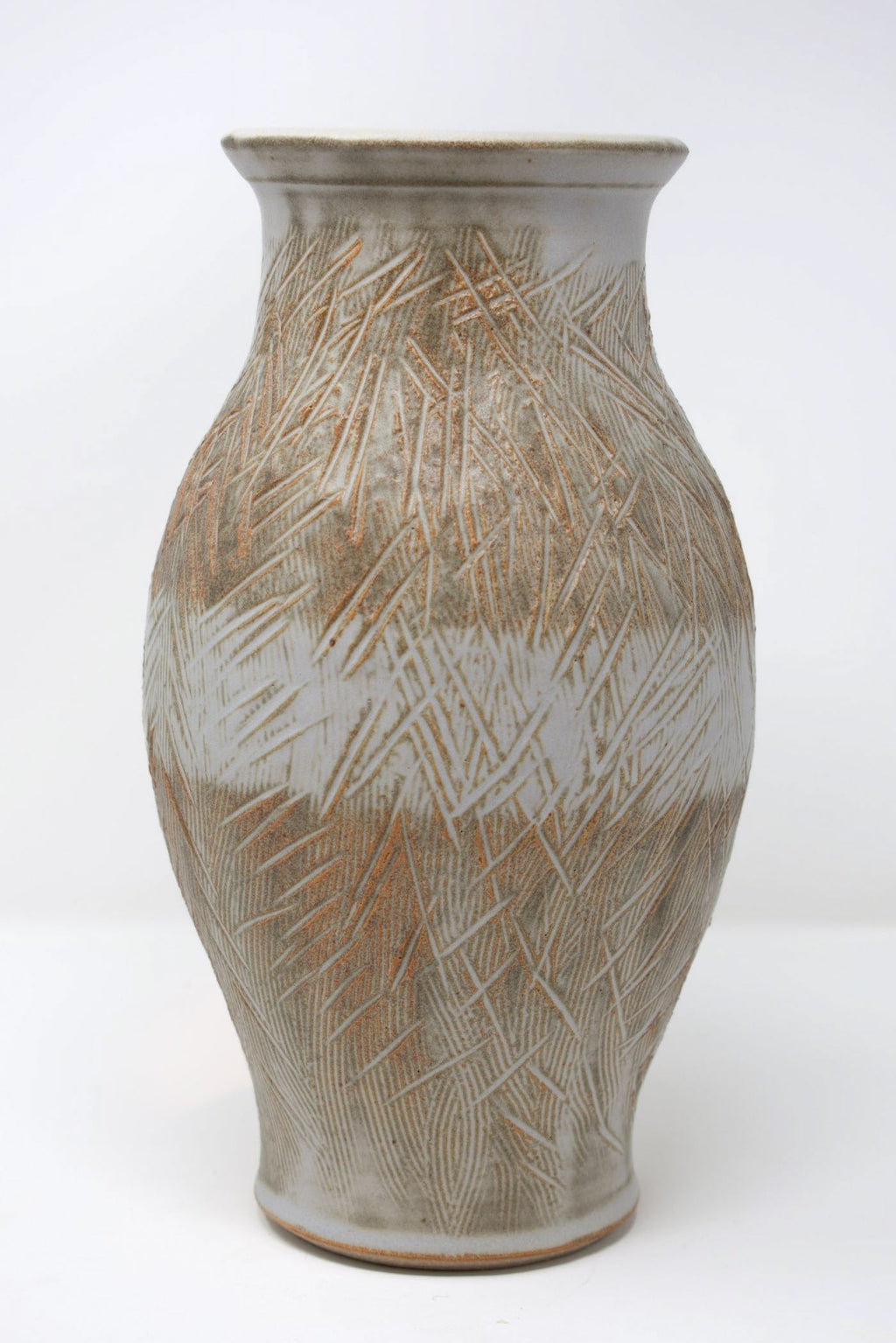 Carved Vase - Sand No. 15 – 10"