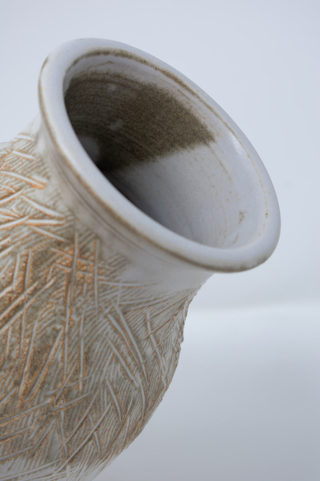 Carved Vase - Sand No. 15 – 10"