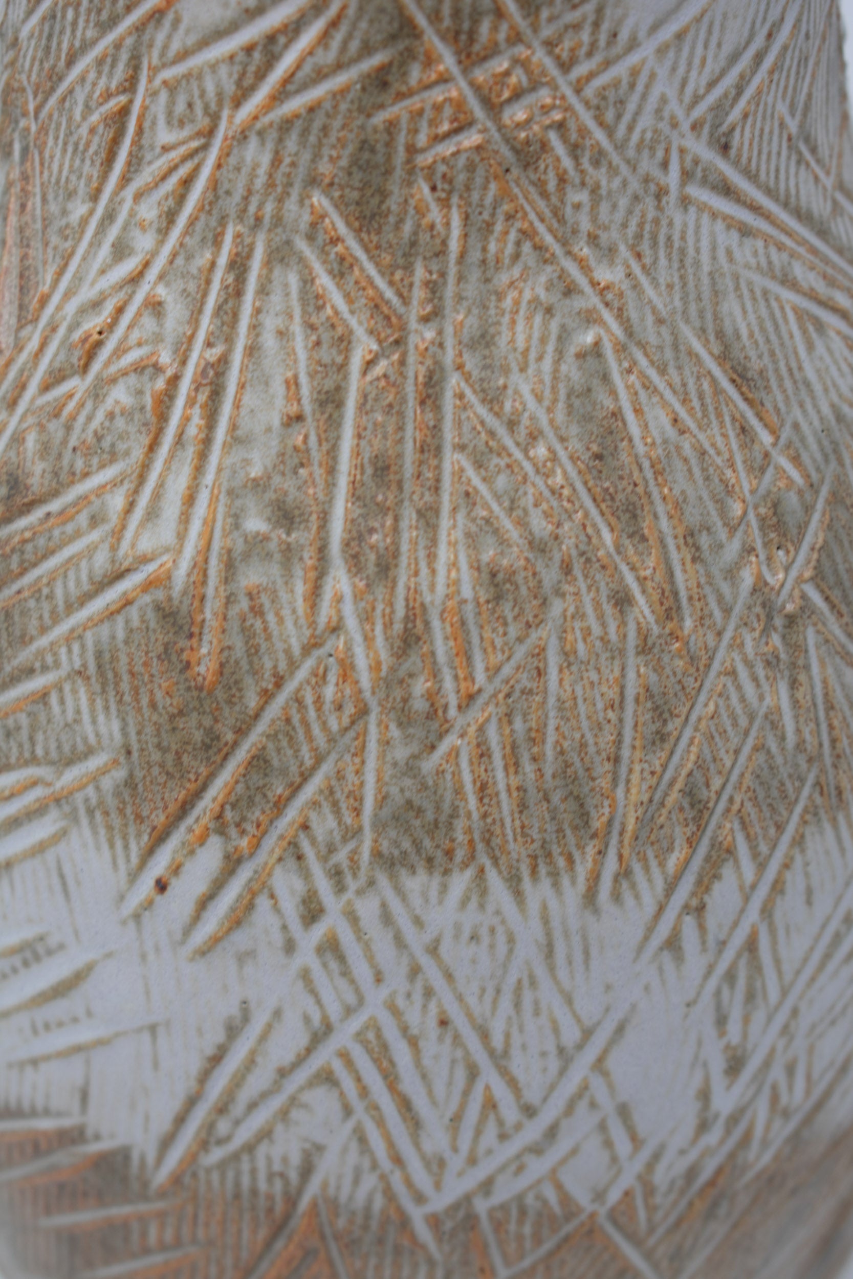 Carved Vase - Sand No. 15 – 10"