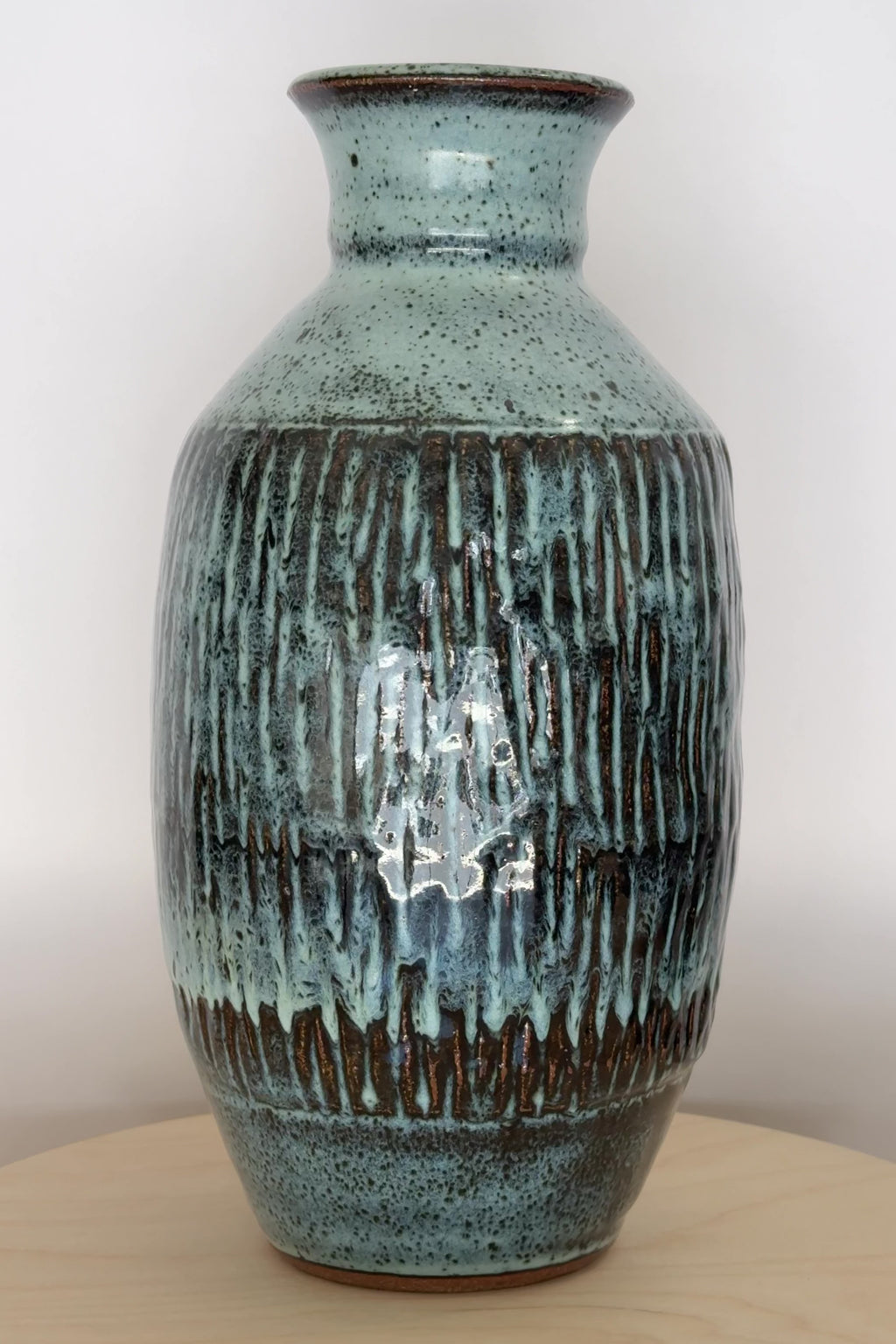Carved Vase - Mist No. 48 - 12.5"