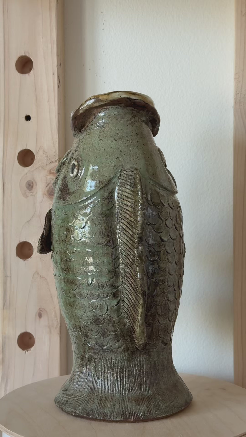 Fish Vase No 03 - Marsh 14”