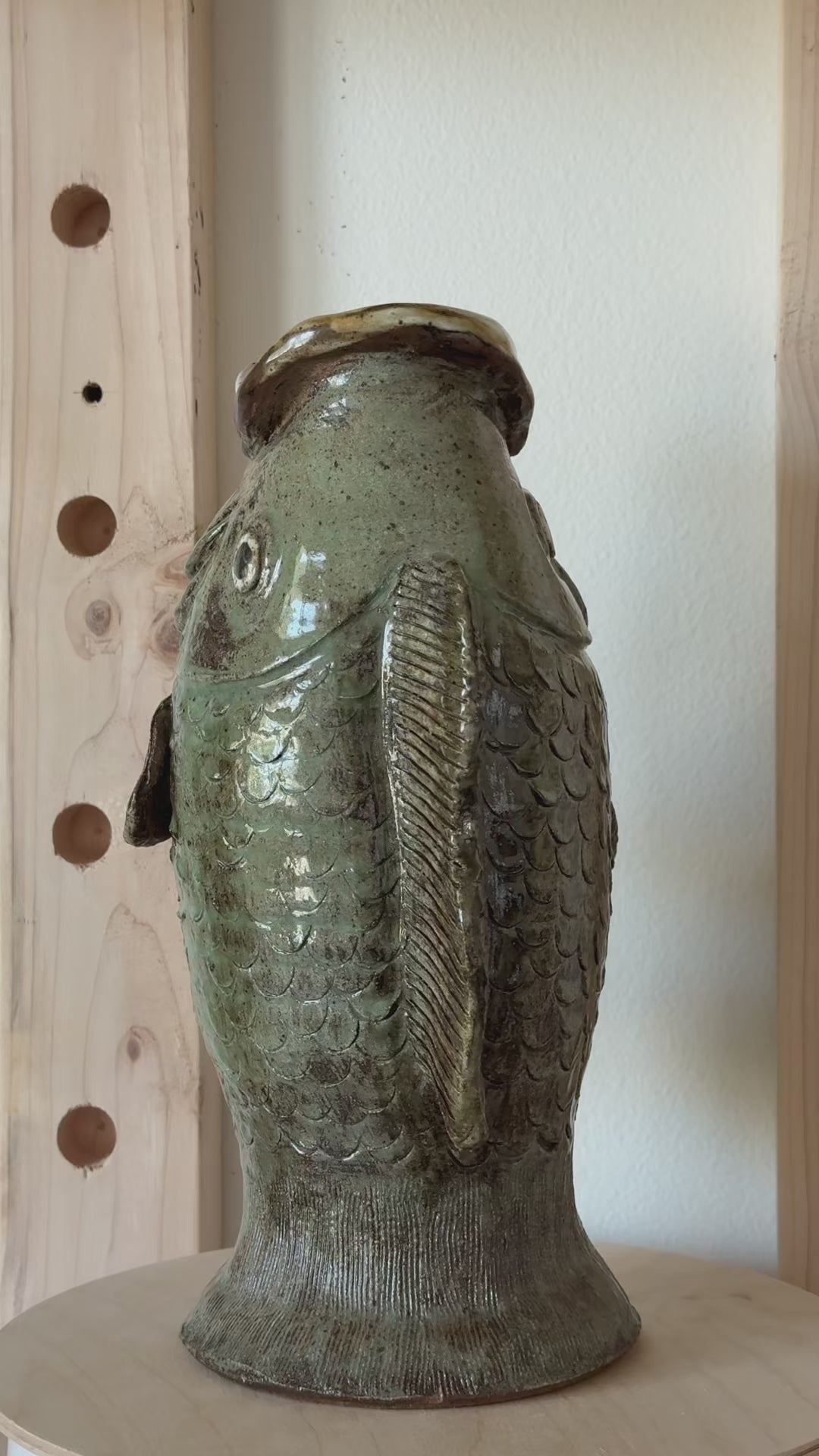 Fish Vase No 03 - Marsh 14”